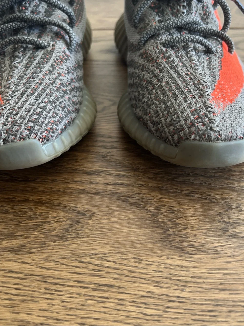 Adidas Yeezy Boost 350 V2 Gray with Orange Stripe